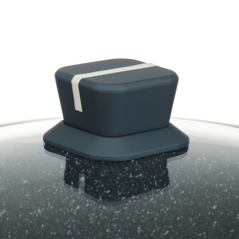 SATOSHI Кай Кастрюля с крышкой литая 4,5л, d24x12см, антипригарное покрытие, индукция, арт.№ 846-711