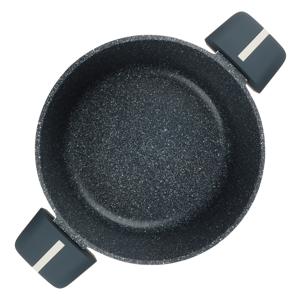 SATOSHI Кай Кастрюля с крышкой литая 4,5л, d24x12см, антипригарное покрытие, индукция, арт.№ 846-711