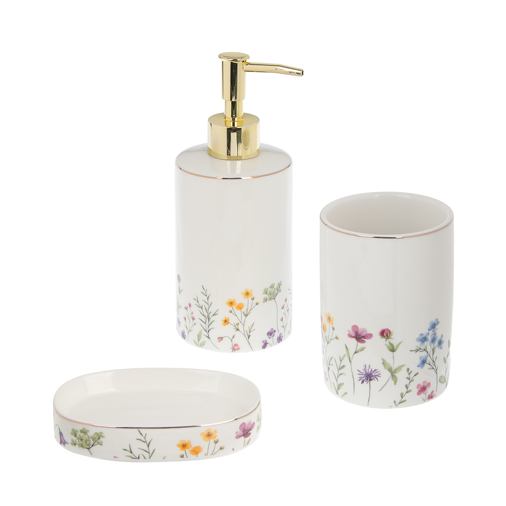 Мыльница тм VETTA Вирджиния, керамогранит, белый, 11,5x8,5x2см, арт.№ 463-587