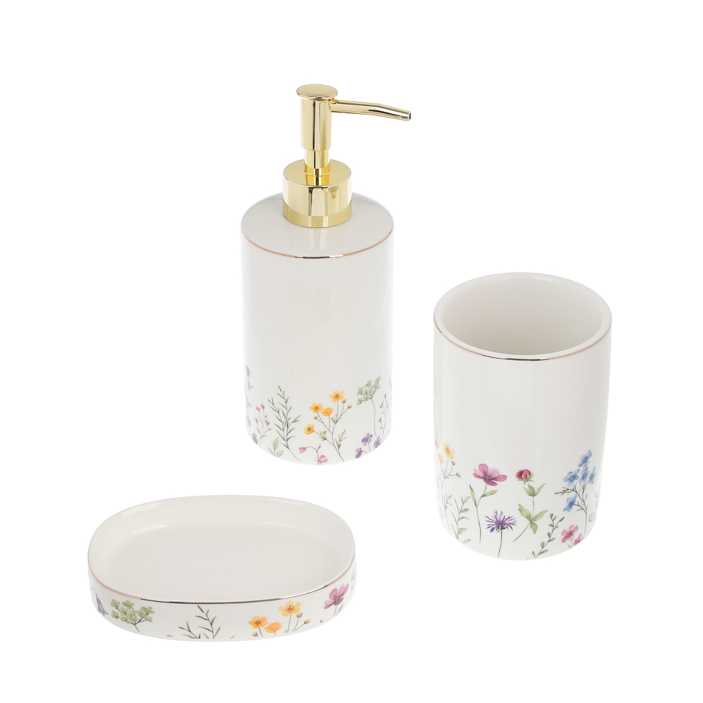 Мыльница тм VETTA Вирджиния, керамогранит, белый, 11,5x8,5x2см, арт.№ 463-587