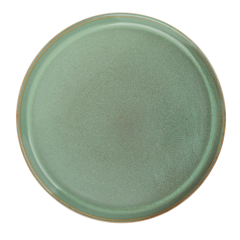 MILLIMI Кантри тарелка подстановочная 25,9см, керамика, зеленый, арт.№ 824-224