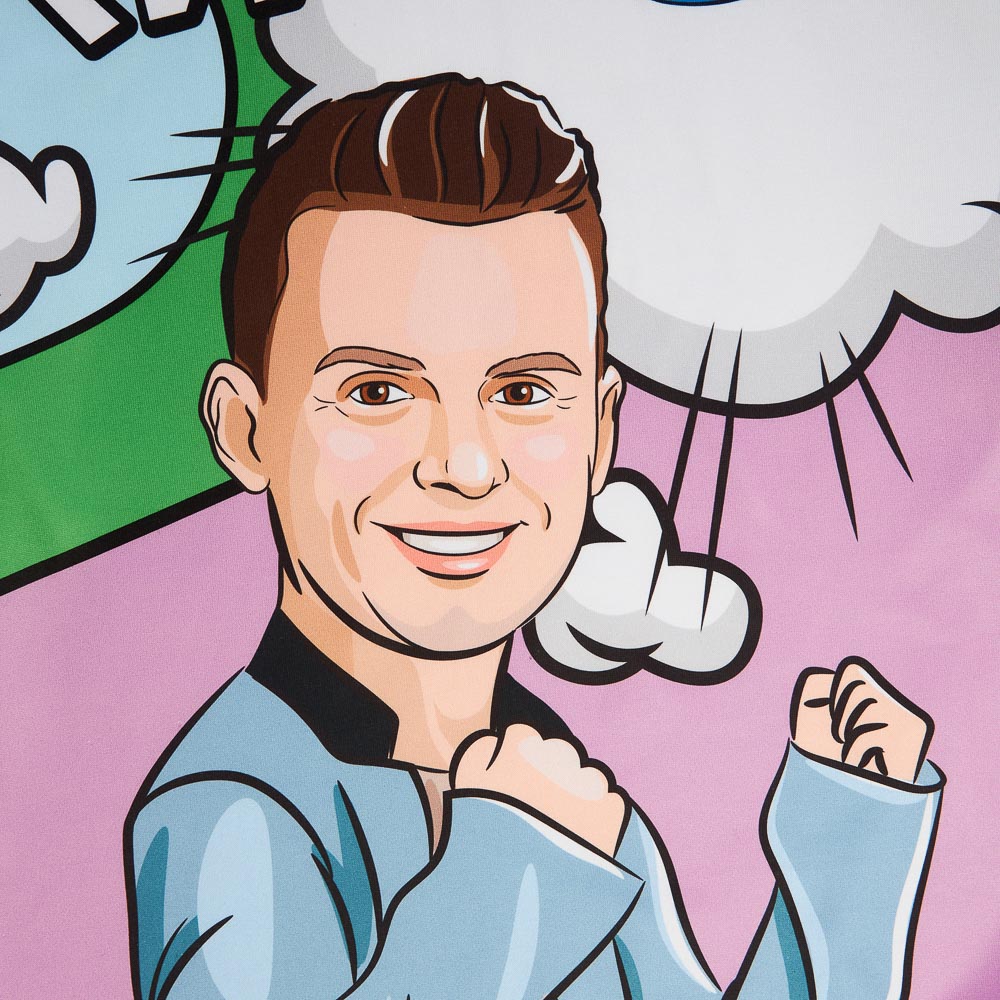 Джемпер для взрослых "КИРЯ", размер XS, Футер (100% полиэстер), 4 дизайна, арт.№ 006-014