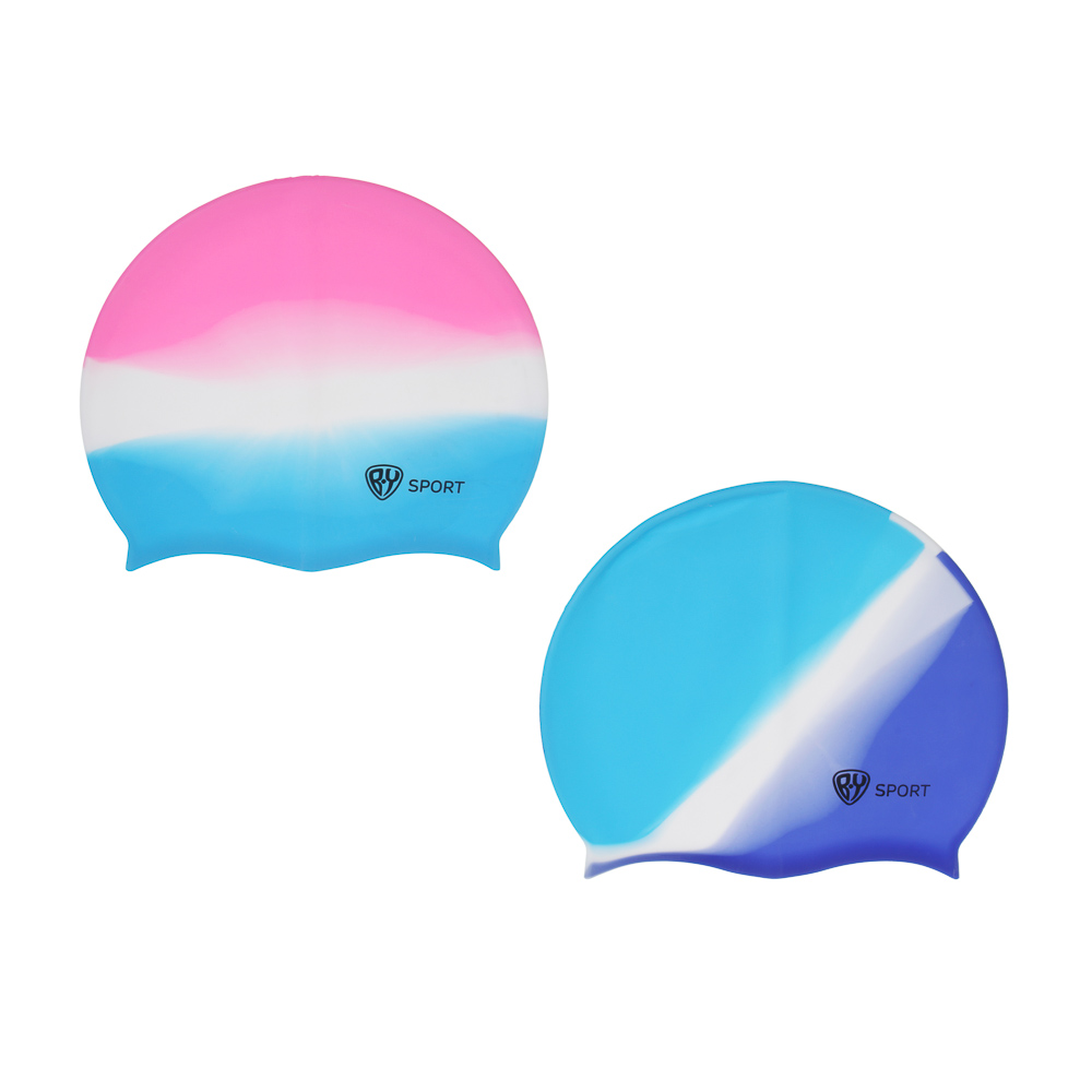 Шапочка для плавания тм BY SPORT, 22х18см, силикон, арт.№ 087-010