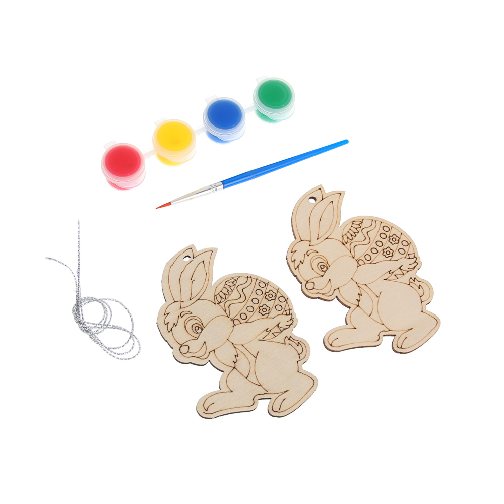 Набор для творчества с красками тм LADECOR "Кролик", 8x2x11 см, арт.№ 535-232