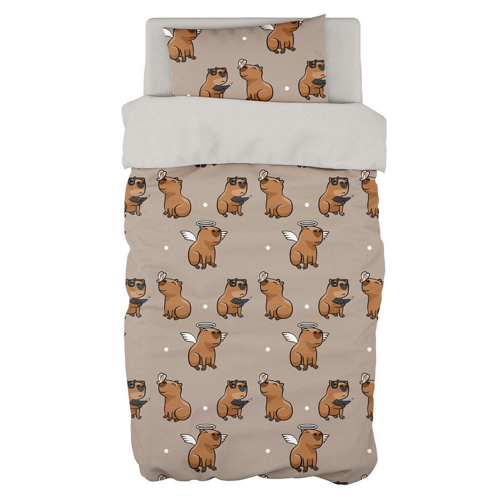 PROVANCE Капибары Комплект постельного белья 1,5 (3 предмета), бязь, 100% хлопок, арт.№ 421-380