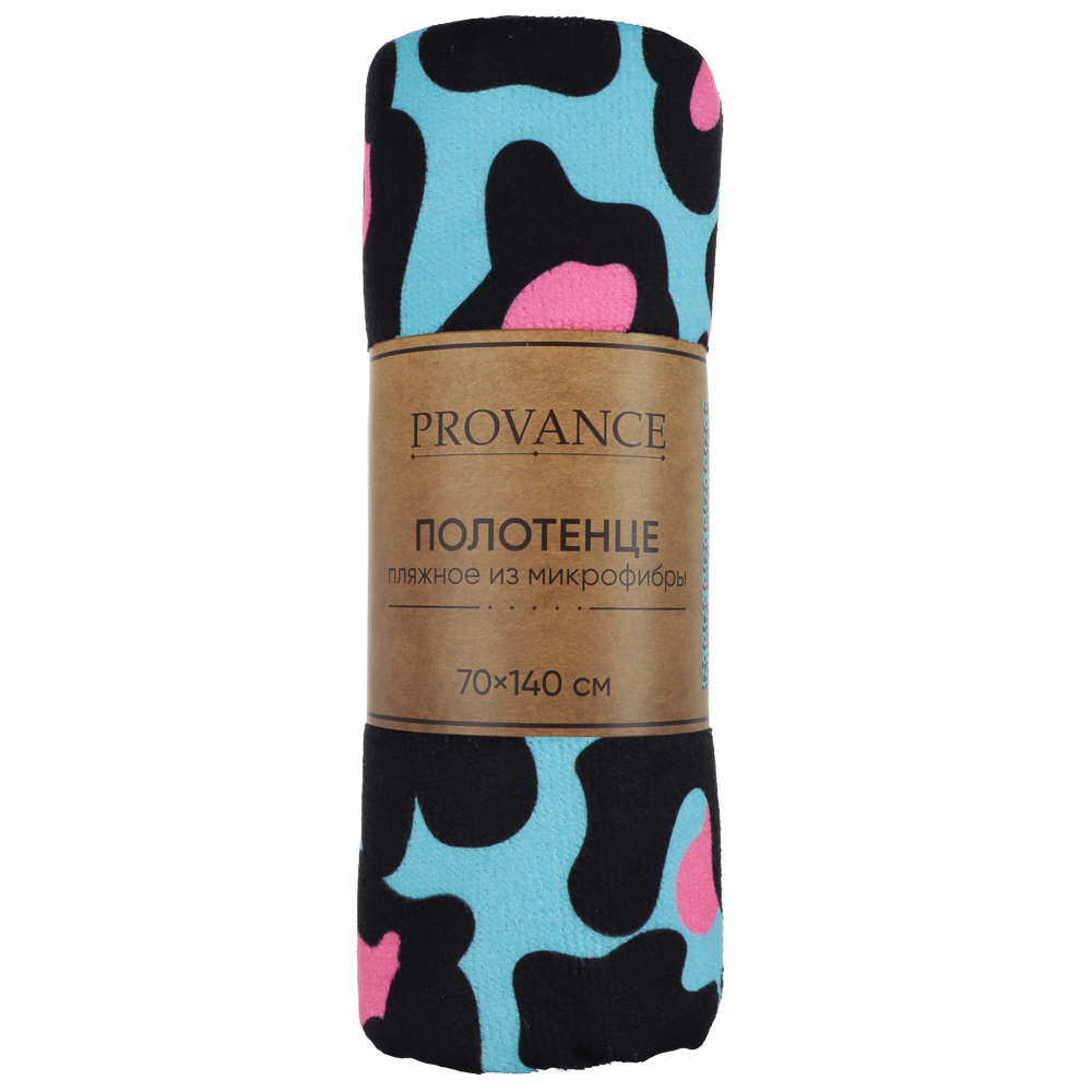 Полотенце пляжное тм PROVANCE Саммер 70х140см, 100% полиэстер, 6 дизайнов, арт.№ 496-050