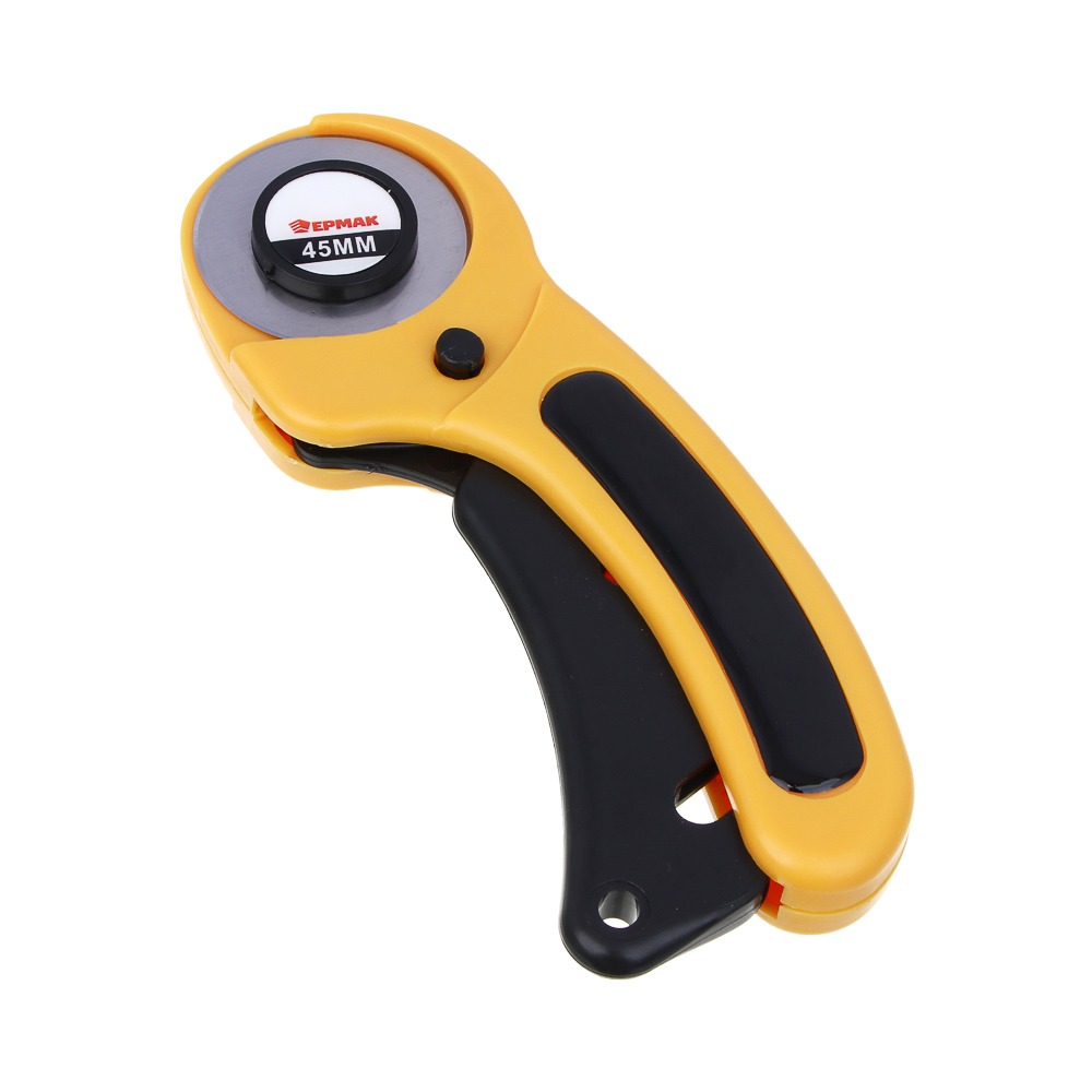 ЕРМАК Набор: нож раскройный 45мм, корпус ABS+TPR, + 3 запасных лезвия, блистер, арт.№ 685-040