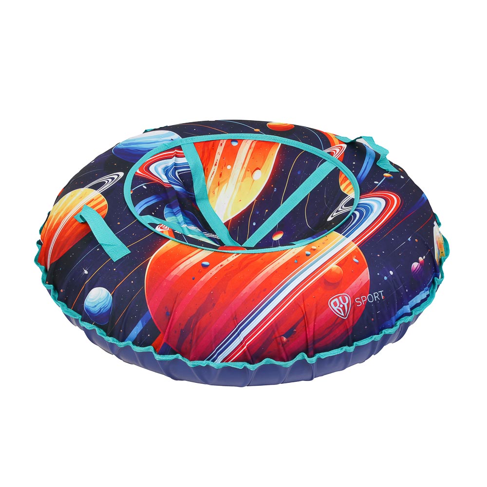 Тюбинг/ватрушка, тм BY SPORT, d100см, оксфорд 600D, ПВХ, бутиловая камера R15, 2 дизайна - 3 серия, арт.№ 112-078