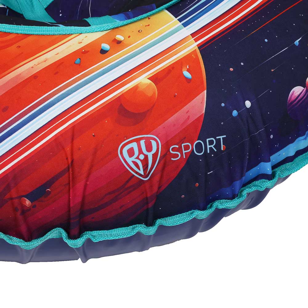 Тюбинг/ватрушка, тм BY SPORT, d100см, оксфорд 600D, ПВХ, бутиловая камера R15, 2 дизайна - 3 серия, арт.№ 112-078