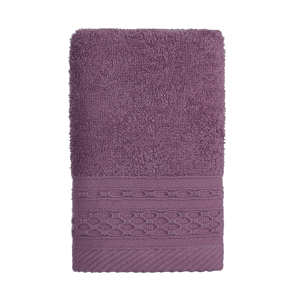 PROVANCE Хейзел Полотенце махровое, 100% хлопок, 30х50см, 400гр/м, сливовый, арт.№ 484-143