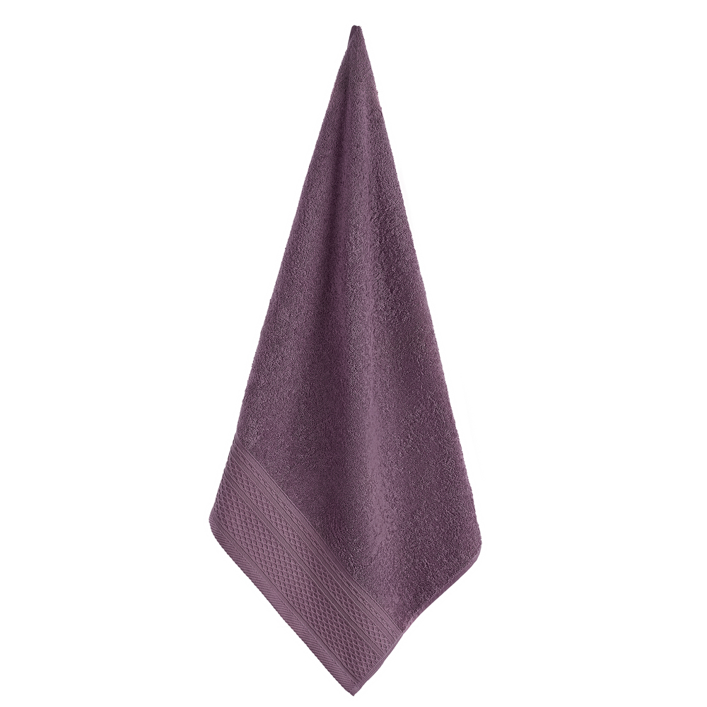 PROVANCE Хейзел Полотенце махровое, 100% хлопок, 70х130см, 400гр/м, сливовый, арт.№ 484-145