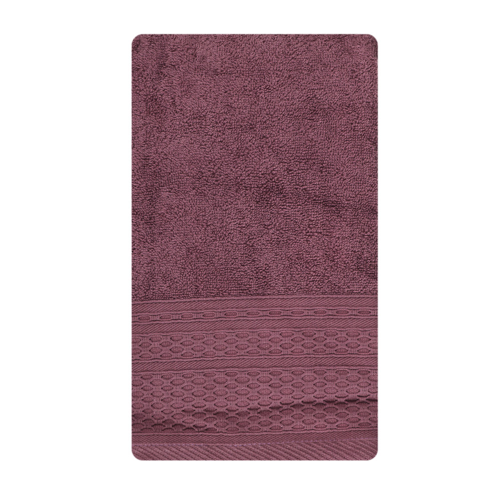 PROVANCE Хейзел Полотенце махровое, 100% хлопок, 70х130см, 400гр/м, сливовый, арт.№ 484-145