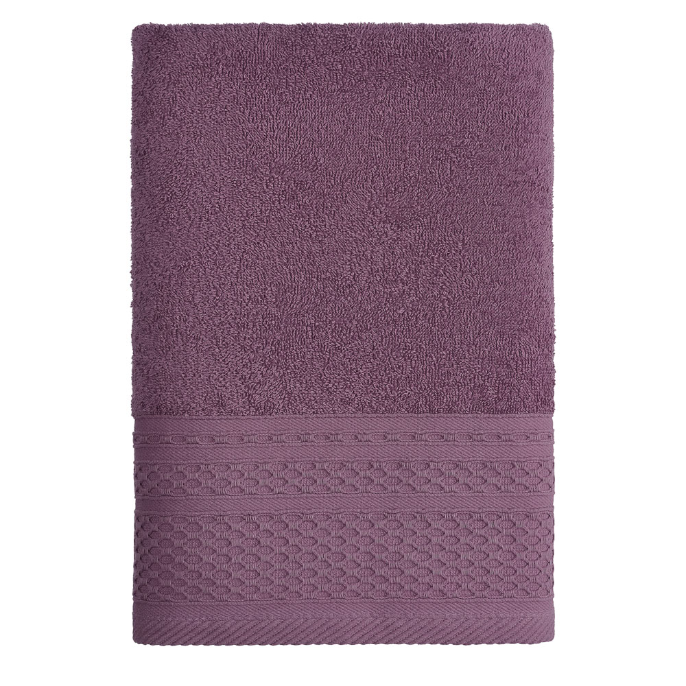 PROVANCE Хейзел Полотенце махровое, 100% хлопок, 70х130см, 400гр/м, сливовый, арт.№ 484-145