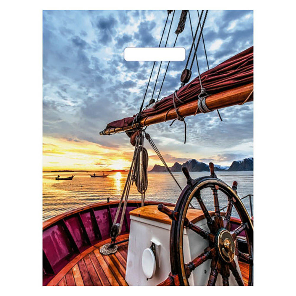 Пакет "Морской закат" с вырубной ручкой 31х40см, арт.№ 568-275