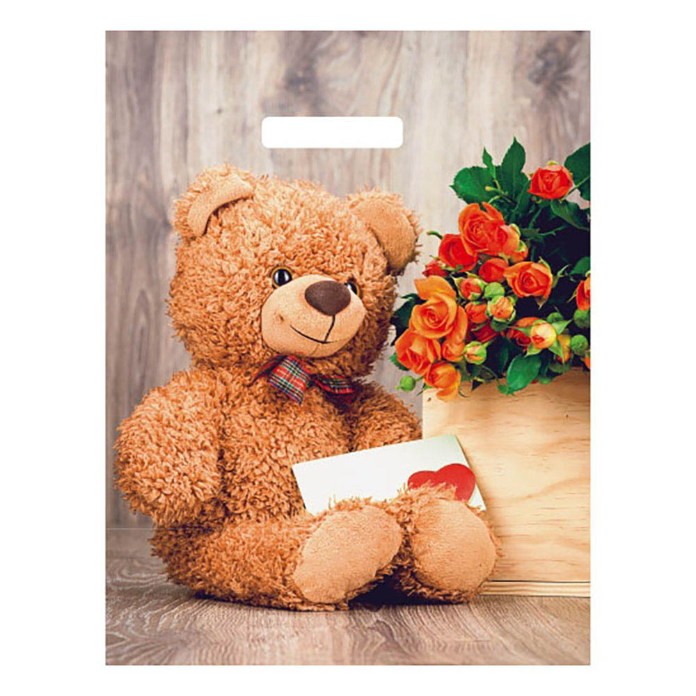 Пакет "Тедди" с вырубной ручкой 31х40см, арт.№ 568-277