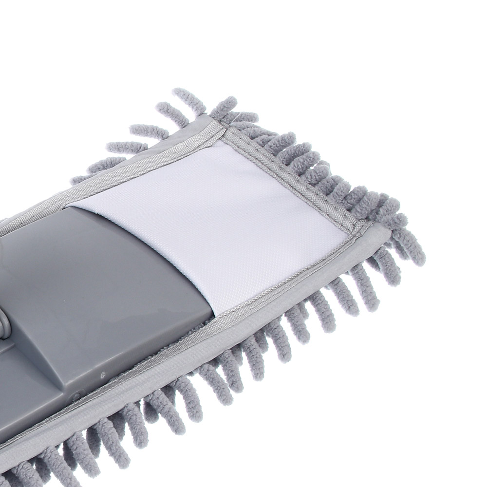 Швабра со смен.насадкой тм VETTA, ручка телескоп. 70-120см, окраш. металл, насадка микрофибра 70г/м2, арт.№ 444-268