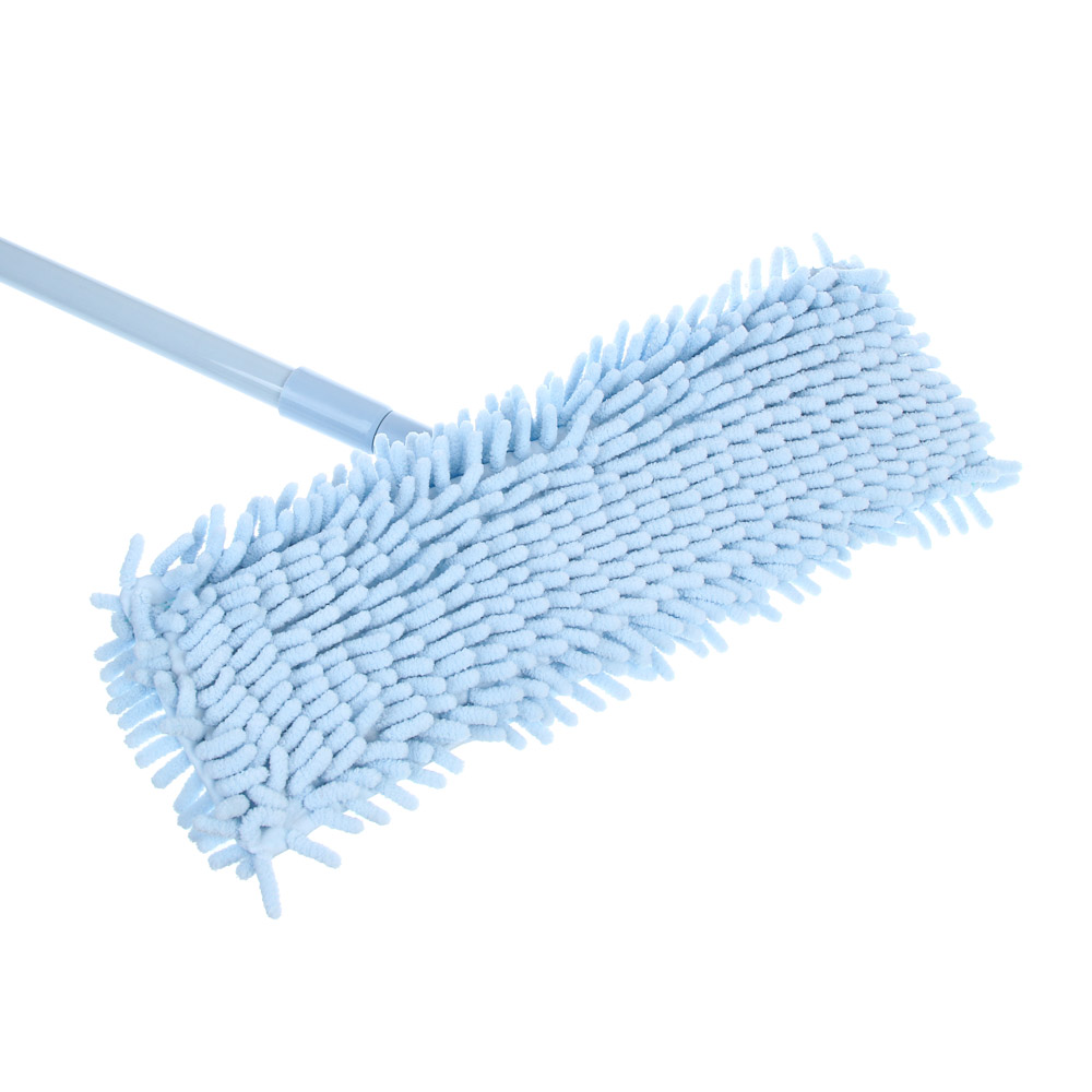 Швабра со смен.насадкой тм VETTA, ручка телескоп. 70-120см, окраш. металл, насадка микрофибра 70г/м2, арт.№ 444-268