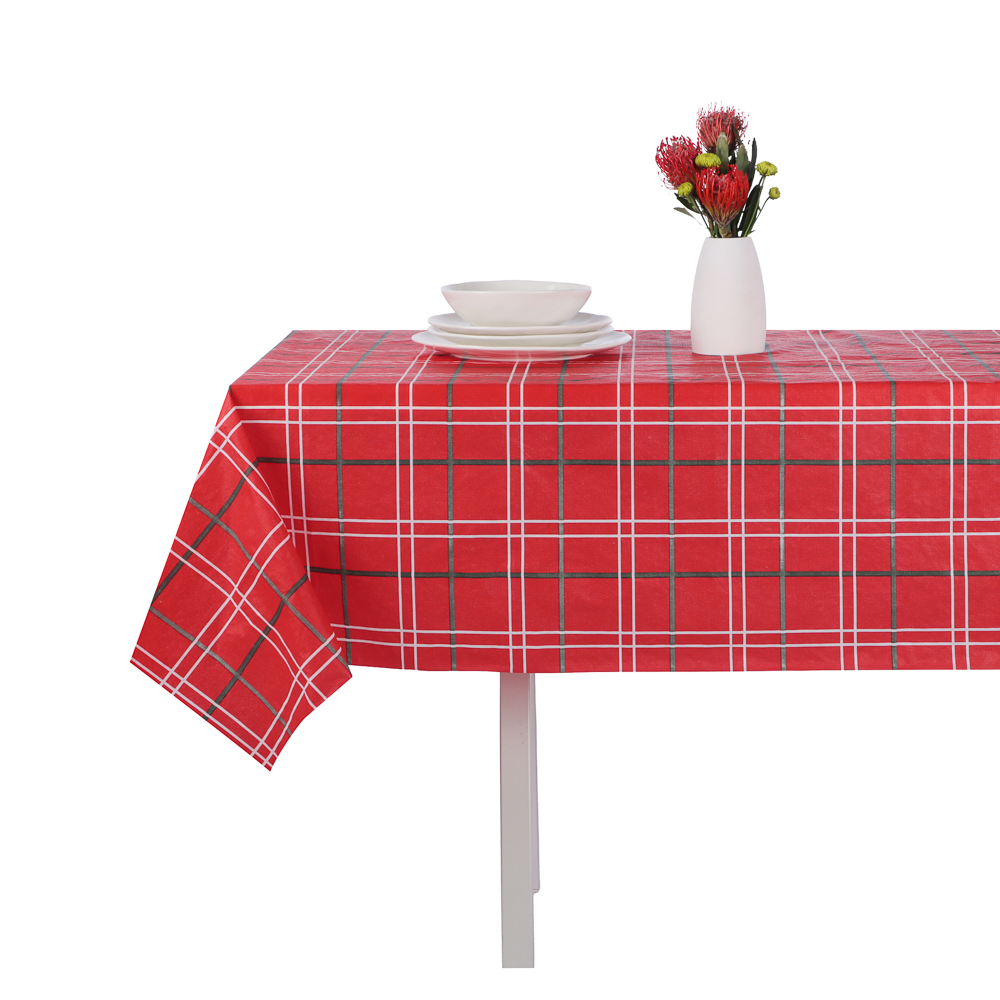 PROVANCE Щелкунчик Скатерть ПЕВА на текстильной основе, 132х178см, 50% полиэстер, 50% ПЕВА, арт.№ 492-305