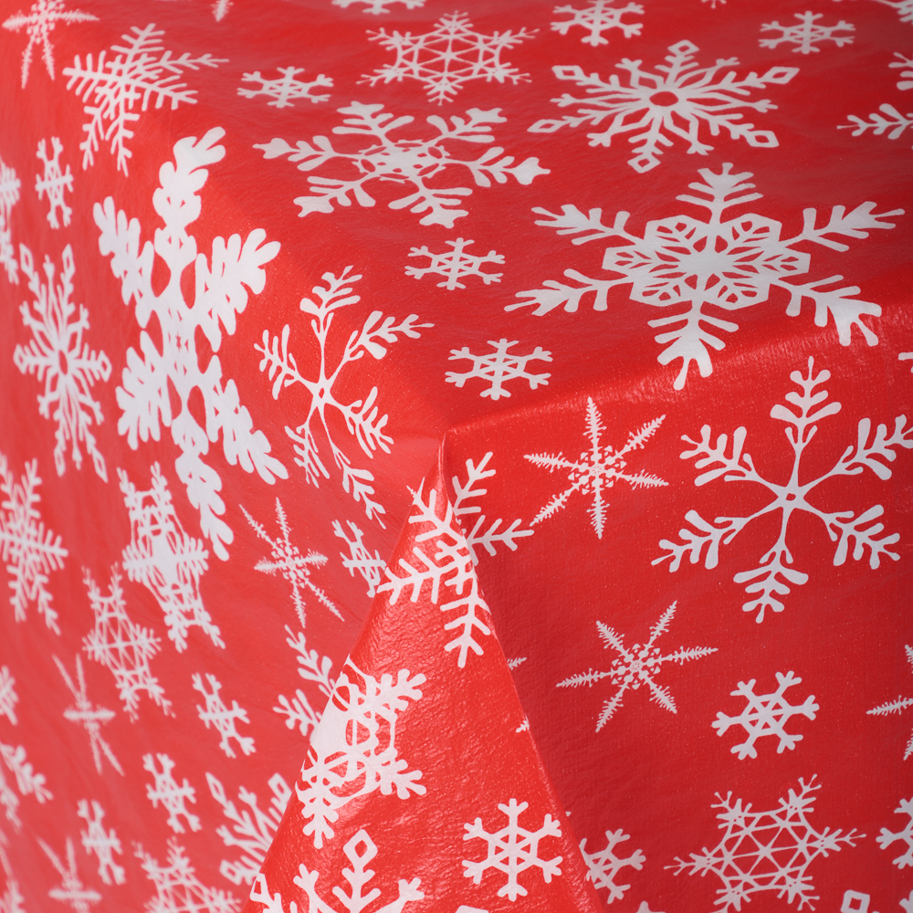 PROVANCE Щелкунчик Скатерть ПЕВА на текстильной основе, 132х178см, 50% полиэстер, 50% ПЕВА, арт.№ 492-305