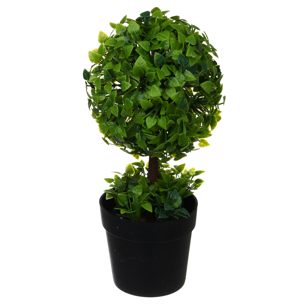 LADECOR Дерево искусственное в кашпо, 9х25 см, пластик, 2 дизайна, арт.№ 501-579