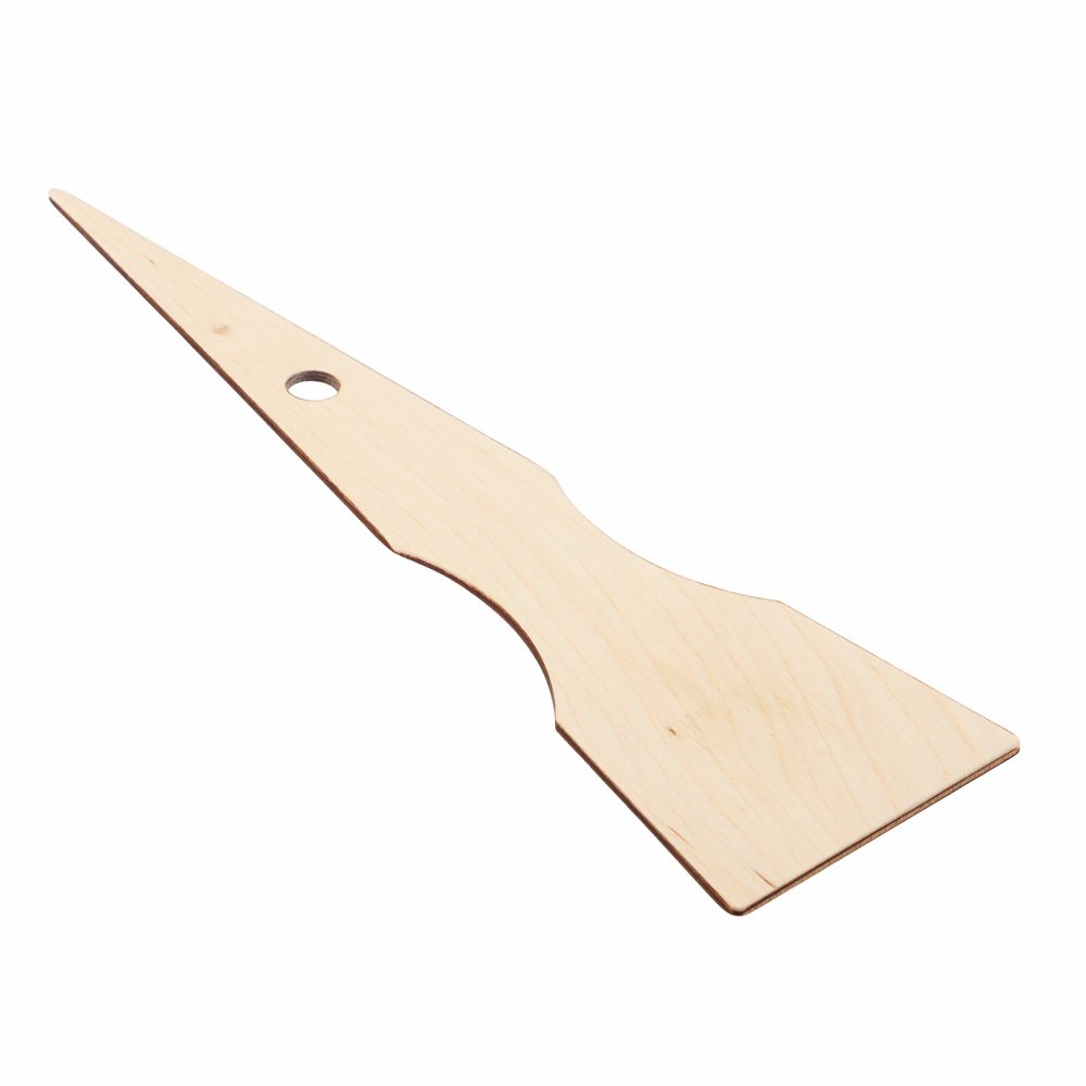 Лопатка кухонная, фанера, 25x6,5cм, арт.№ 883-127