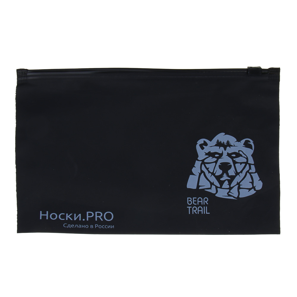 CPE пакет, лого, 220х150 мм, 140 мкм, замок - слайдер, черный, арт.№ F84-212