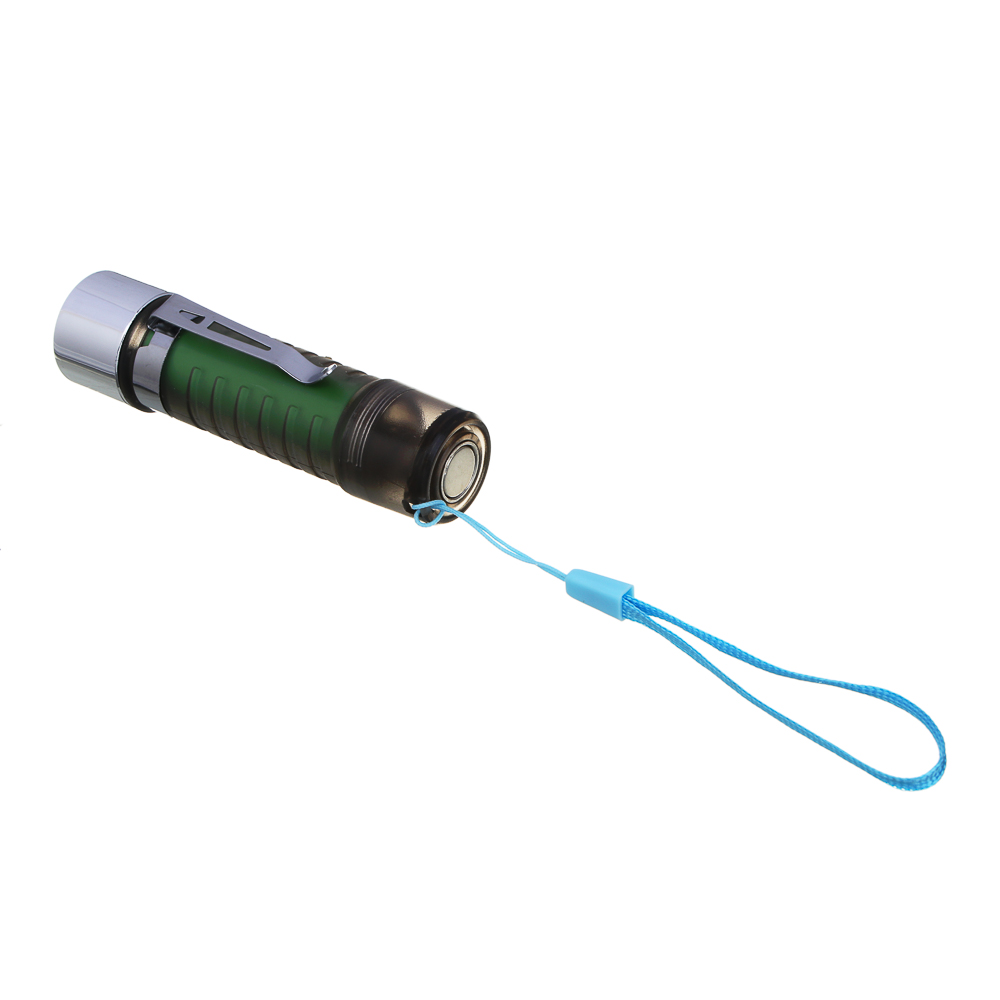 Фонарь ручной тм ЕРМАК, мини, с USB штекером, 6 режимов, 500мАч, магнит, красный свет, 92х24 мм, арт.№ 224-080