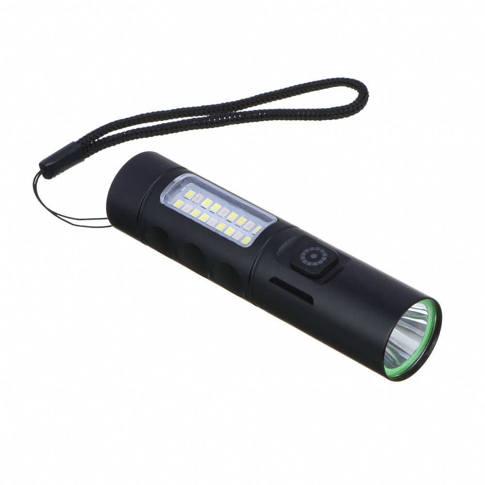 Фонарь рабочий тм ЕРМАК, 6 режимов, 1200мАч, зарядка Type-C, красный свет, 118х28 мм, арт.№ 224-081