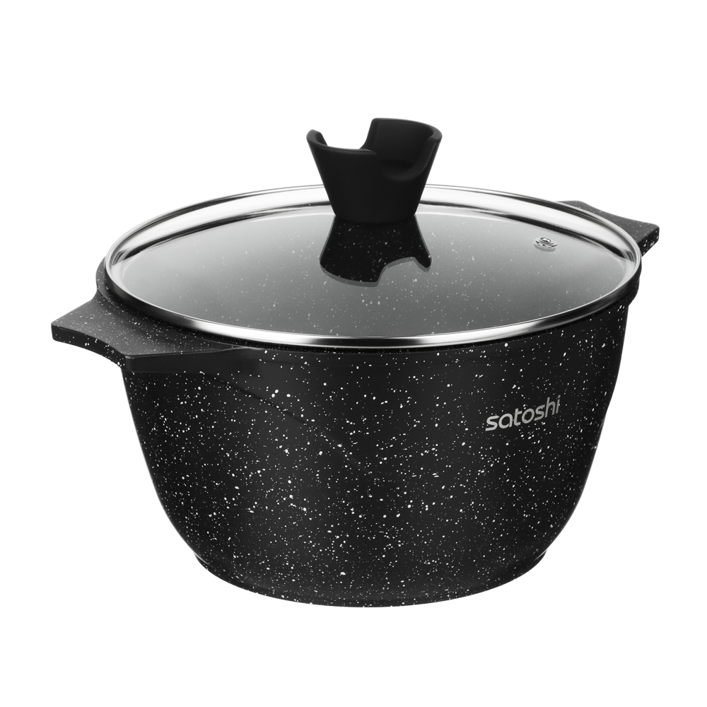 SATOSHI Монфор Казан 22х12,5см, 3,7л, литой алюминий, индукция, арт.№ 846-745