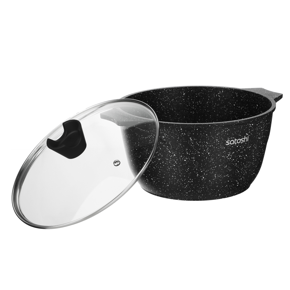 SATOSHI Монфор Казан 24х13,0см, 4,8л, литой алюминий, индукция, арт.№ 846-746