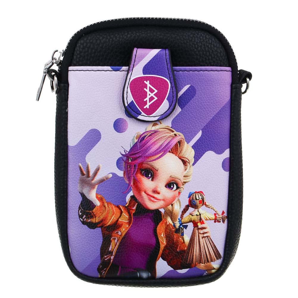 BY Русские Супергерои Сумка подростковая на длинном ремне, ПУ, 18х12х2,5 см, 4 дизайна, РСГ25-04, арт.№ 337-200