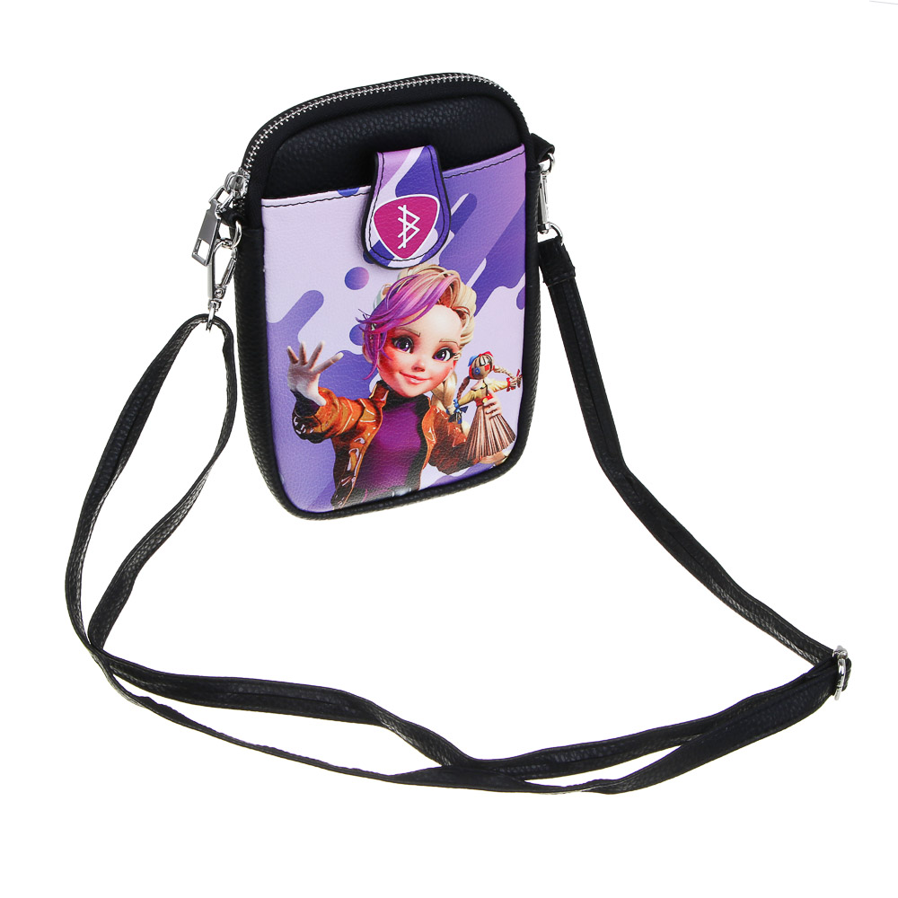 BY Русские Супергерои Сумка подростковая на длинном ремне, ПУ, 18х12х2,5 см, 4 дизайна, РСГ25-04, арт.№ 337-200