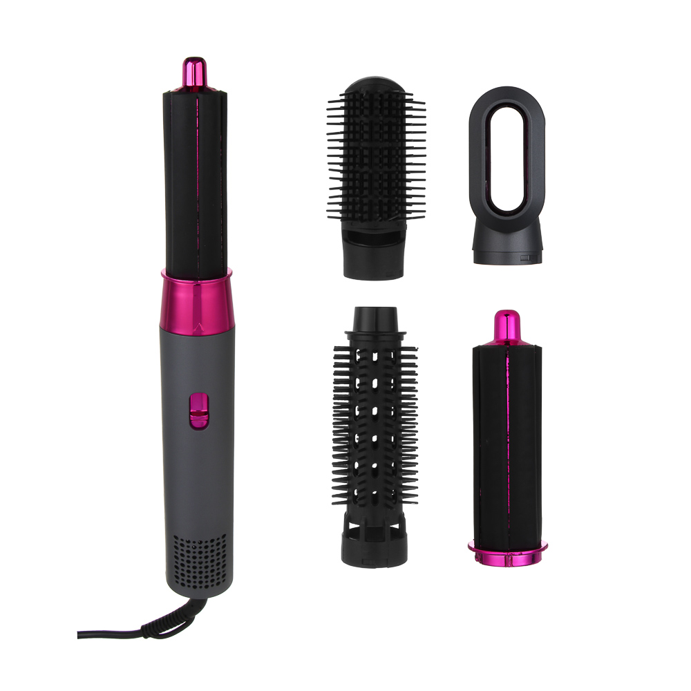 LEBEN Фен-щетка для волос, 1000 Вт, 2 скорости, 5 насадок, 220в, арт.№ 259-224