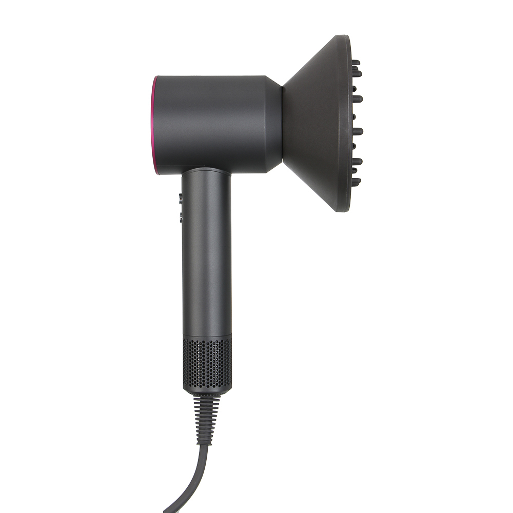 LEBEN Фен для волос, BLDC мотор, 2500 Вт, 3 скорости, 4 темп.режима, 5 насадок, 220В, арт.№ 259-225