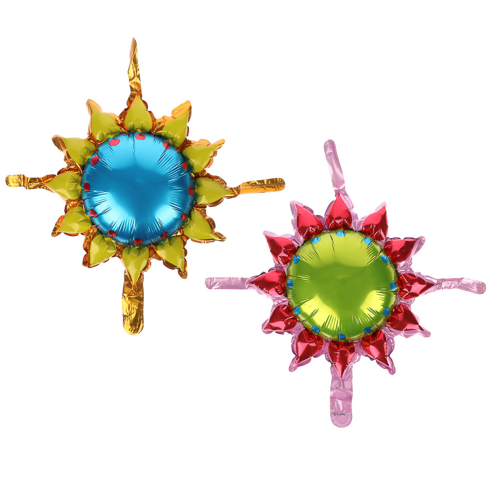 Шар фольгированный мини-фигура на палочке, цвета микс, арт.№ 518-333