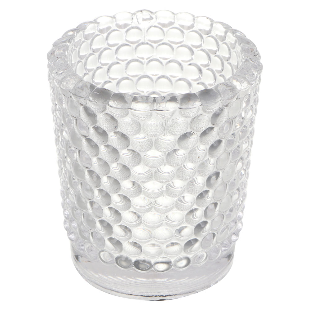 Подсвечник тм LADECOR "Стакан" стеклянный, 5,6x5,6x6,4 см, арт.№ 477-267