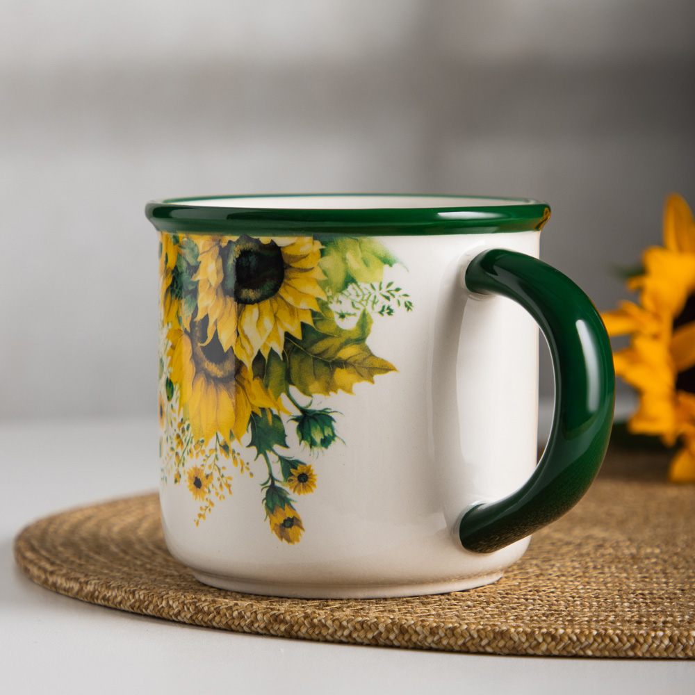 MILLIMI Подсолнухи Кружка, 450мл, керамика, арт.№ 824-657