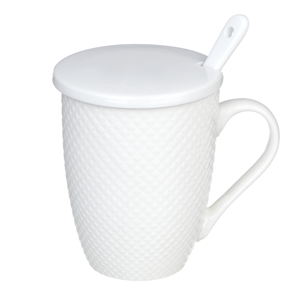 MILLIMI Кружка заварочная с крышкой, 400мл, фарфор, арт.№ 806-274