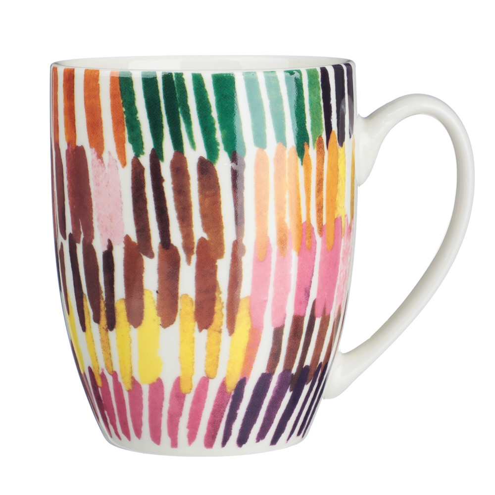 MILLIMI Кружка Абстракция, 330мл, фарфор, 4 дизайна, арт.№ 806-278