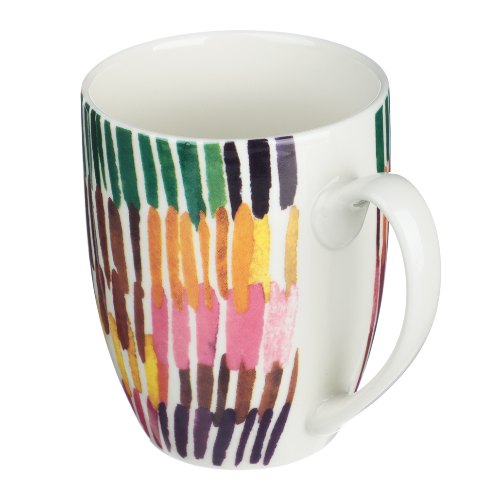 MILLIMI Кружка Абстракция, 330мл, фарфор, 4 дизайна, арт.№ 806-278