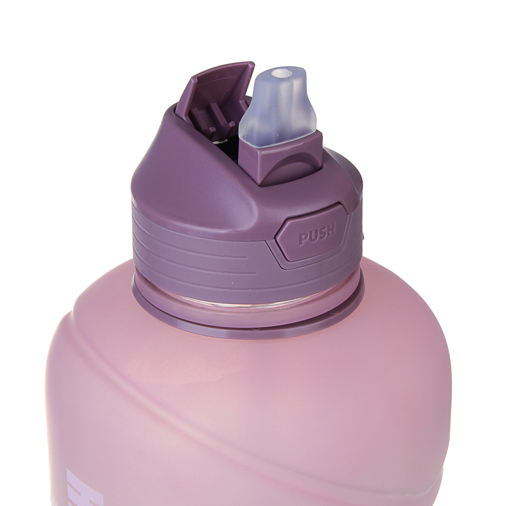 SILAPRO MAX Бутылка спортивная с замком, ULTIMATE GREY-ELDERBERRY, 2л, PETG, арт.№ 088-048