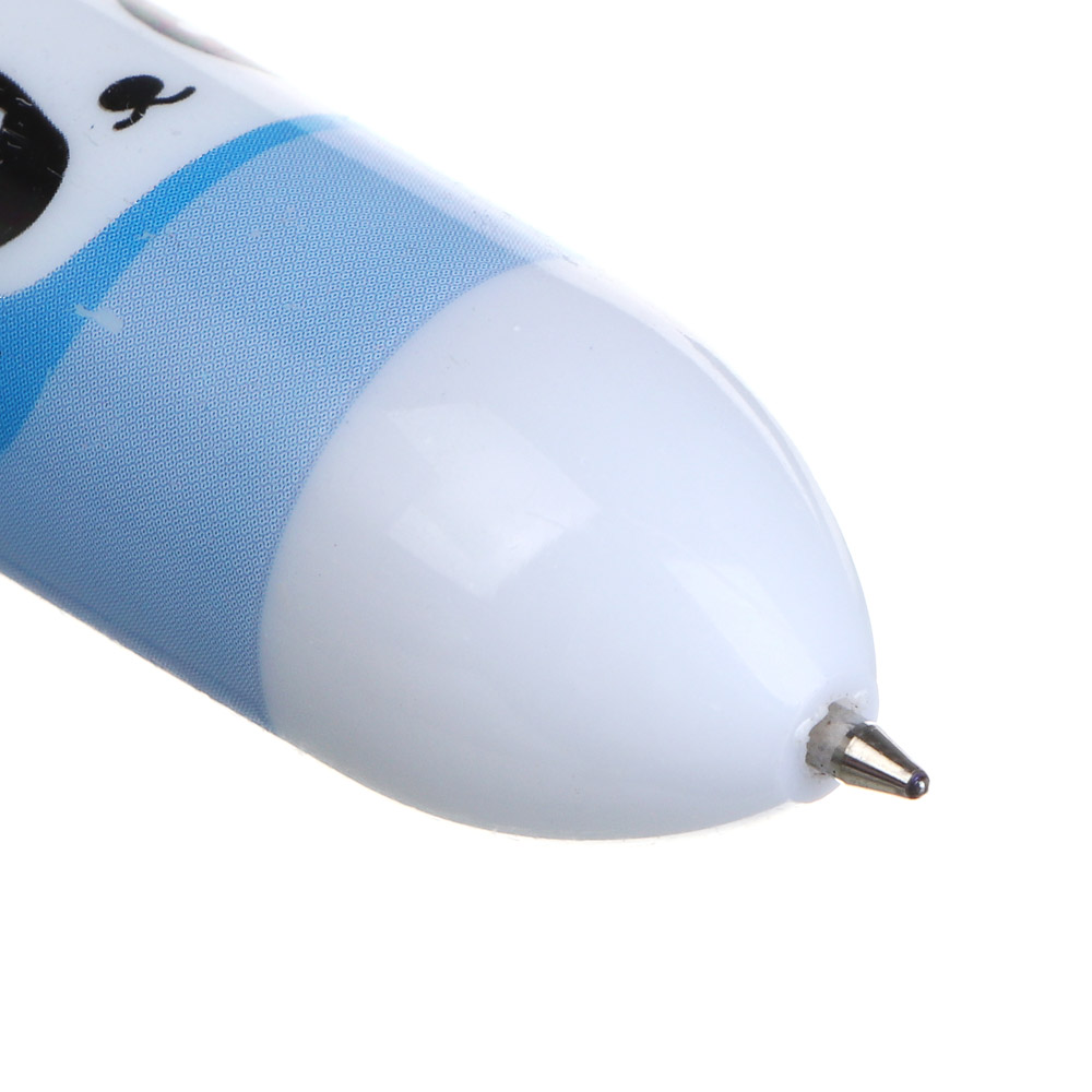 Ручка шариковая автоматическая 10-ти цветная с фигуркой в форме панды, 4 дизайна, арт.№ 591-262