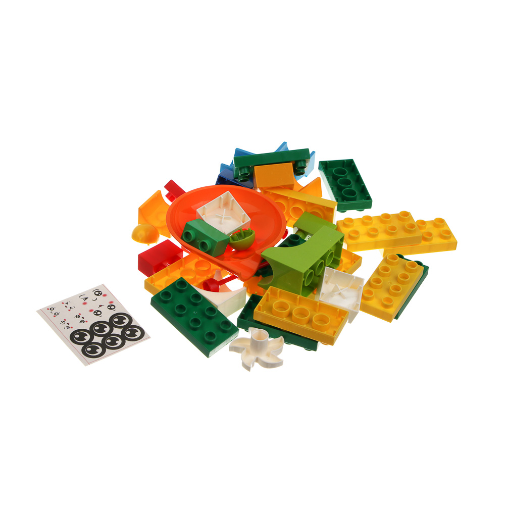 Конструктор для малышей 36-52детали, 20х15,6х6см, 2 дизайна, арт.№ 891-342