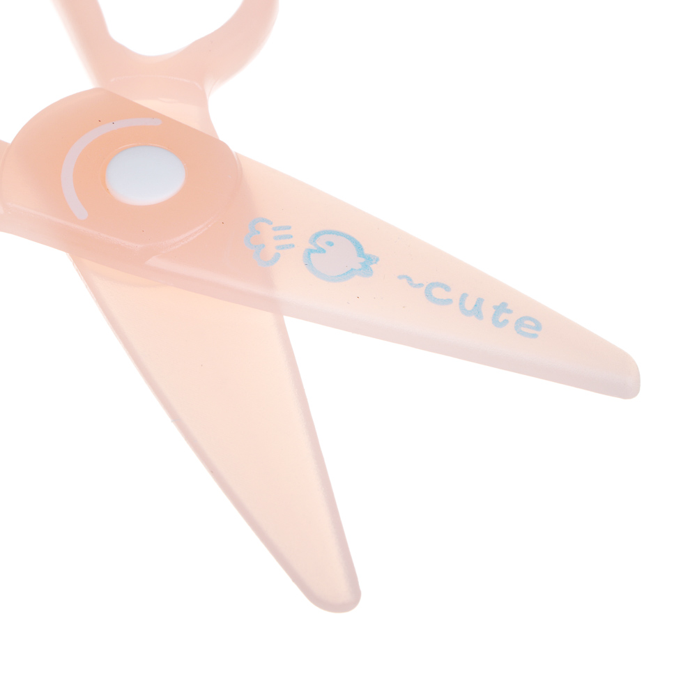 Ножницы, 125 мм, с безопасными пластиковыми лезвиями, пастель 3 цвета, шоу-бокс, арт.№ 607-080