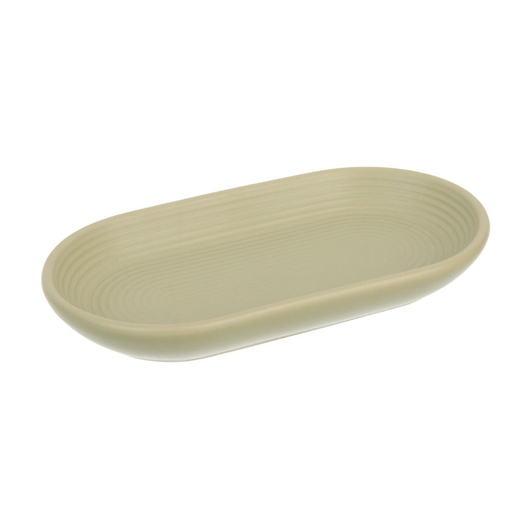 Подставка для набора в ванную комнату тм VETTA Монтана, доломит, оливковый, 16,5x9,2x2,5см, арт.№ 463-593