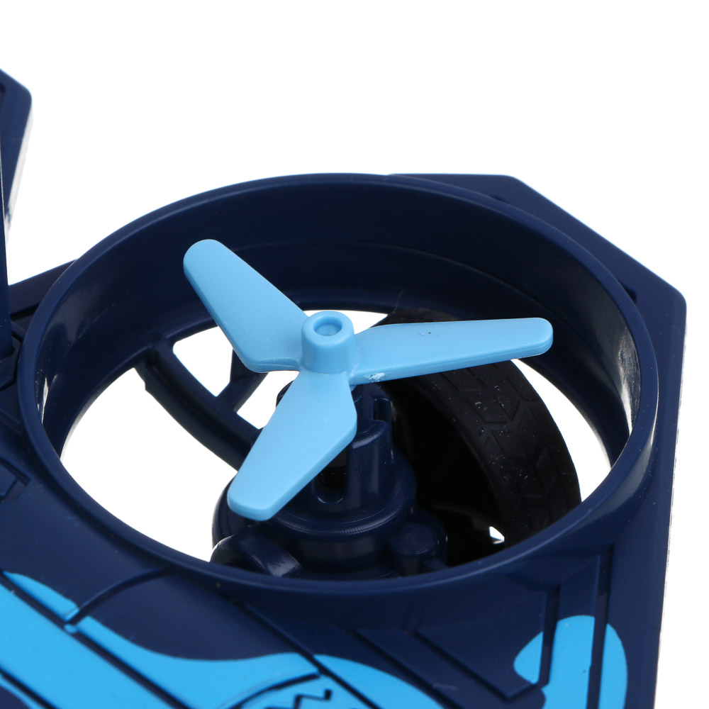 Истребитель инерционный ИГРОЛЕНД, свет, лопасти крутятся, 3хAG13, ABS, 21х15,2х6,5 см, 4 дизайна, арт.№ 292-440