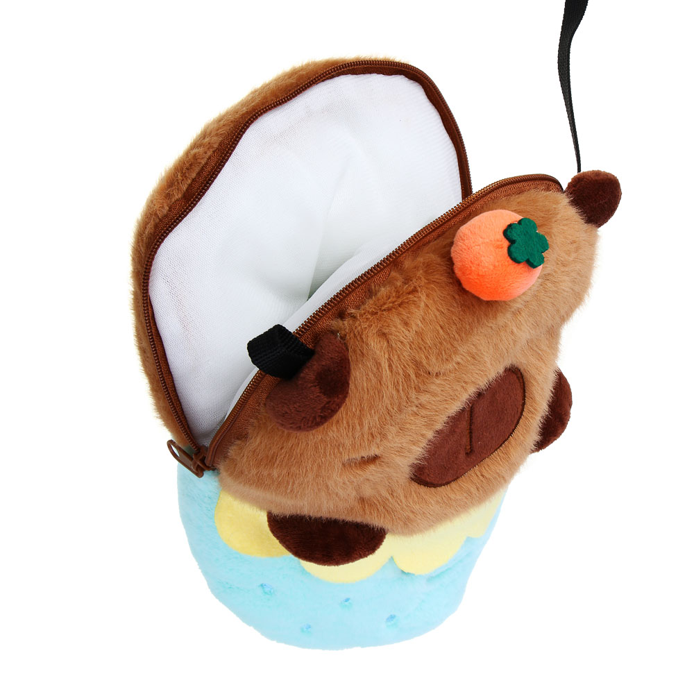 ИГРОЛЕНД Сумка детская мягкая "Капибарочка", 15х24х7 см, полиэстер, металл, 3 цвета, арт.№ 025-042