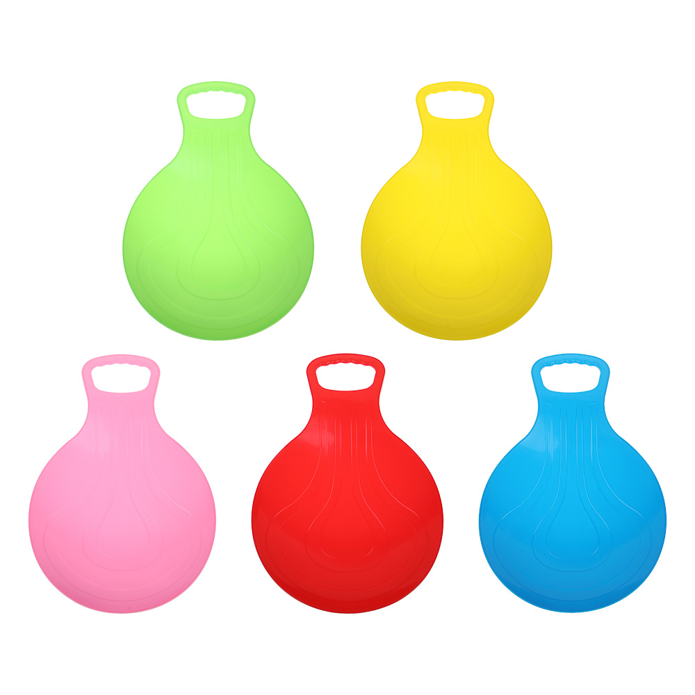 BY SPORT Ледянка пластиковая, размер 53х36см, РР, цвета МИКС, арт.№ 078-016