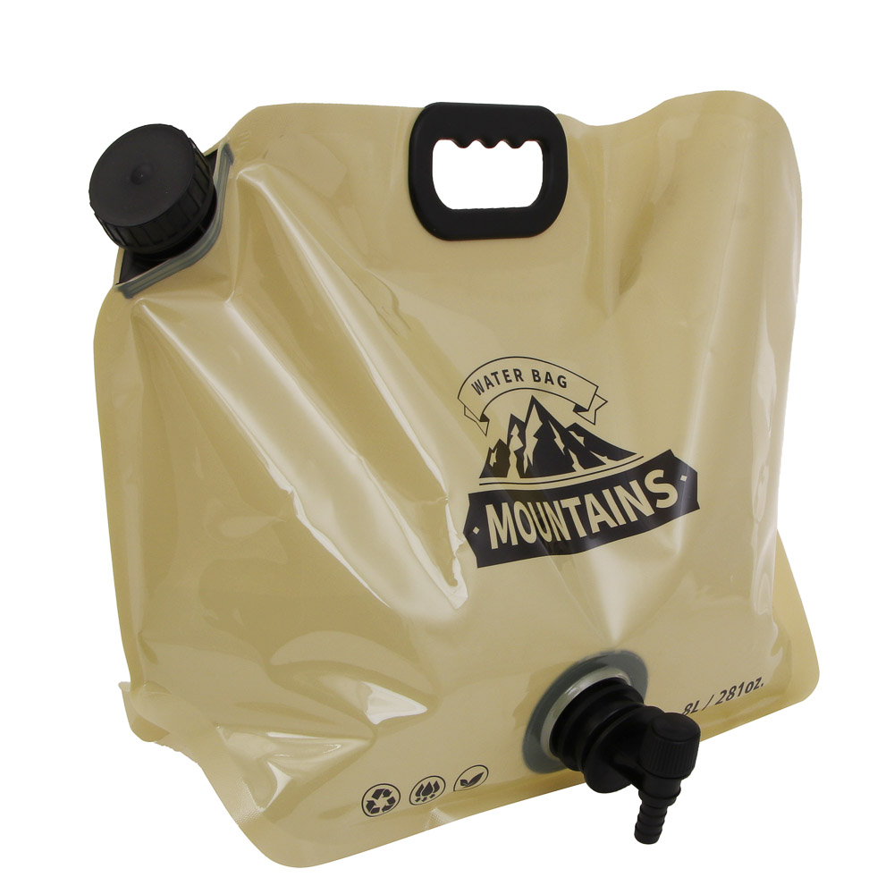 Канистра туристическая тм РУССО ТУРИСТО, складная, 8л, пвх, 31х41,2см, арт.№ 123-077