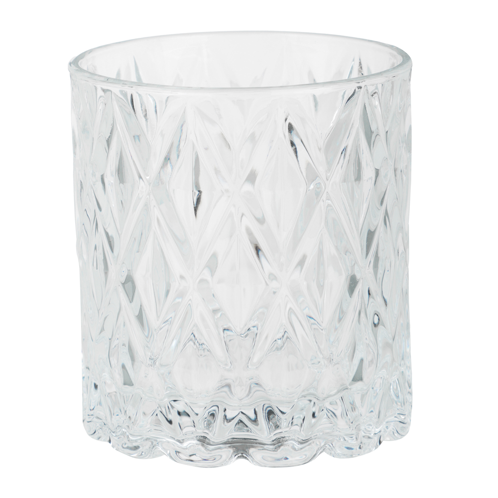 Набор вращающихся стаканов тм MILLIMI, 310 мл, стекло, ромб, 6 шт, арт.№ 878-642